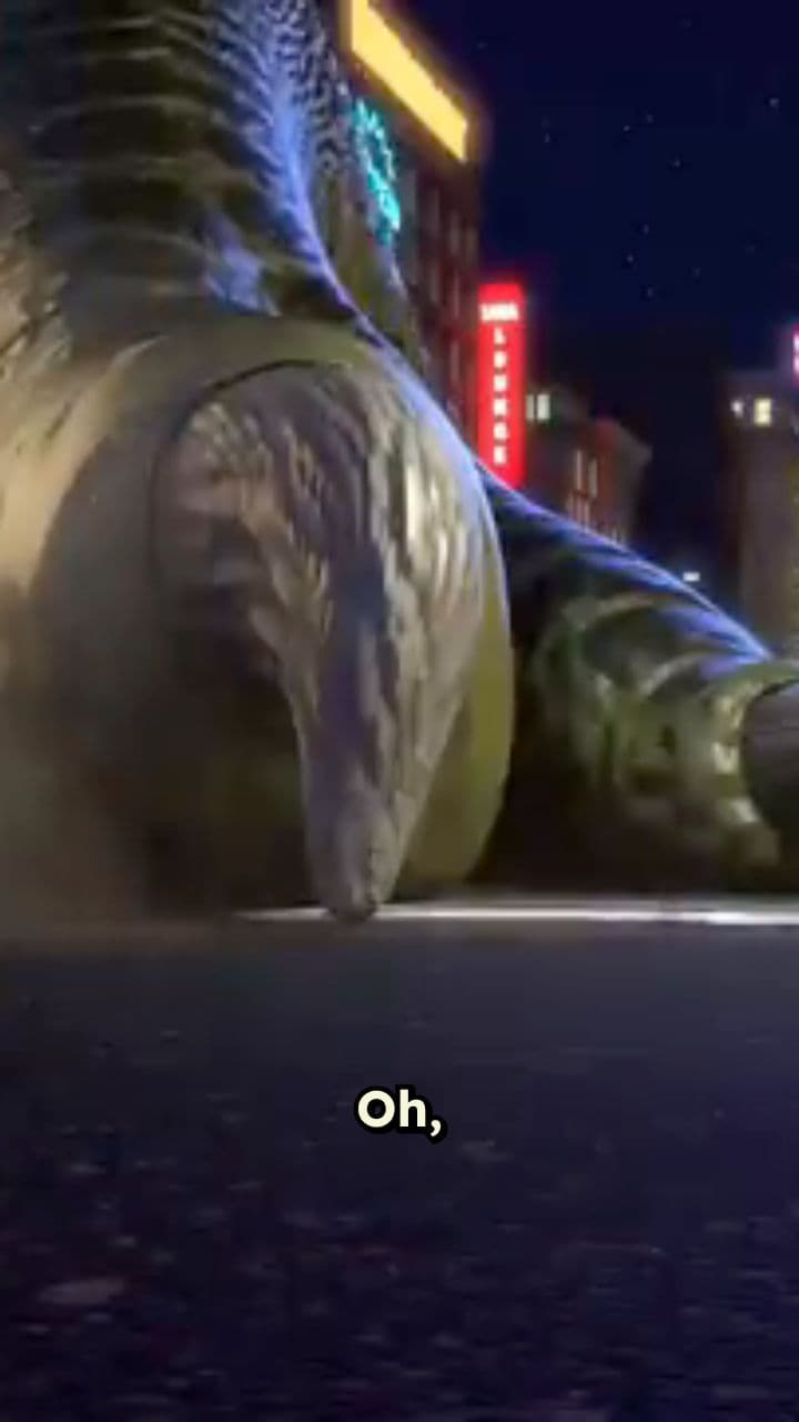 Dinosaur Rampage in the City