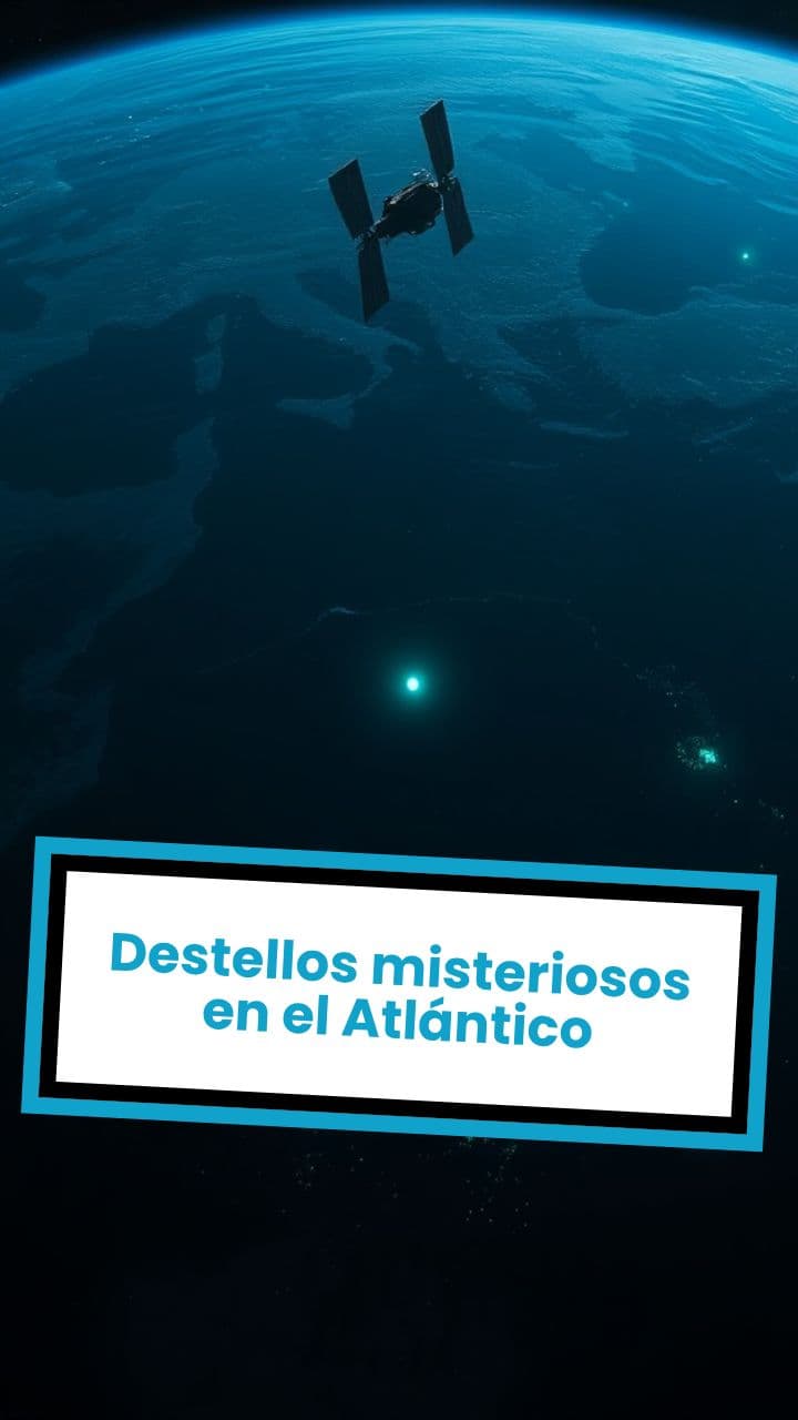 Destellos misteriosos en el Atlántico