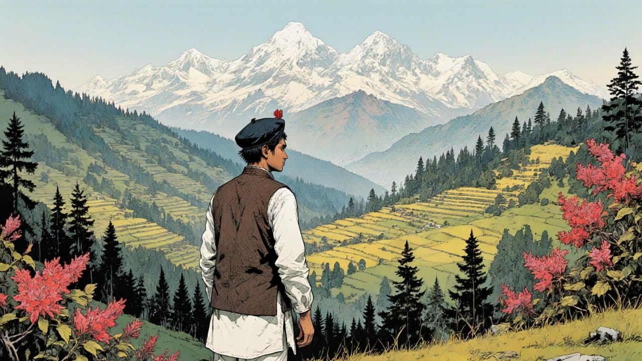 बसंत में कांटों का मुलुक जलना