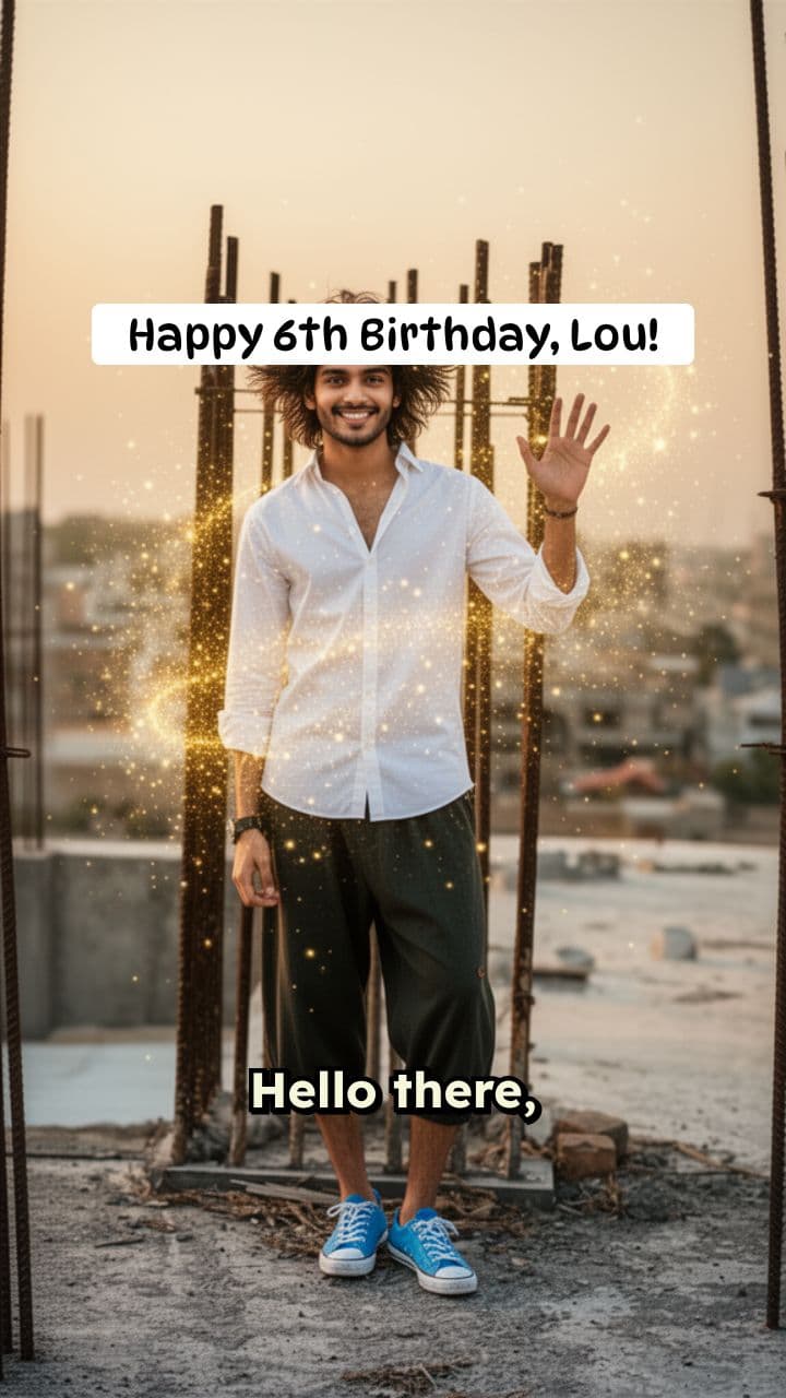 Peter Pan's Magical Birthday Wish for Lou