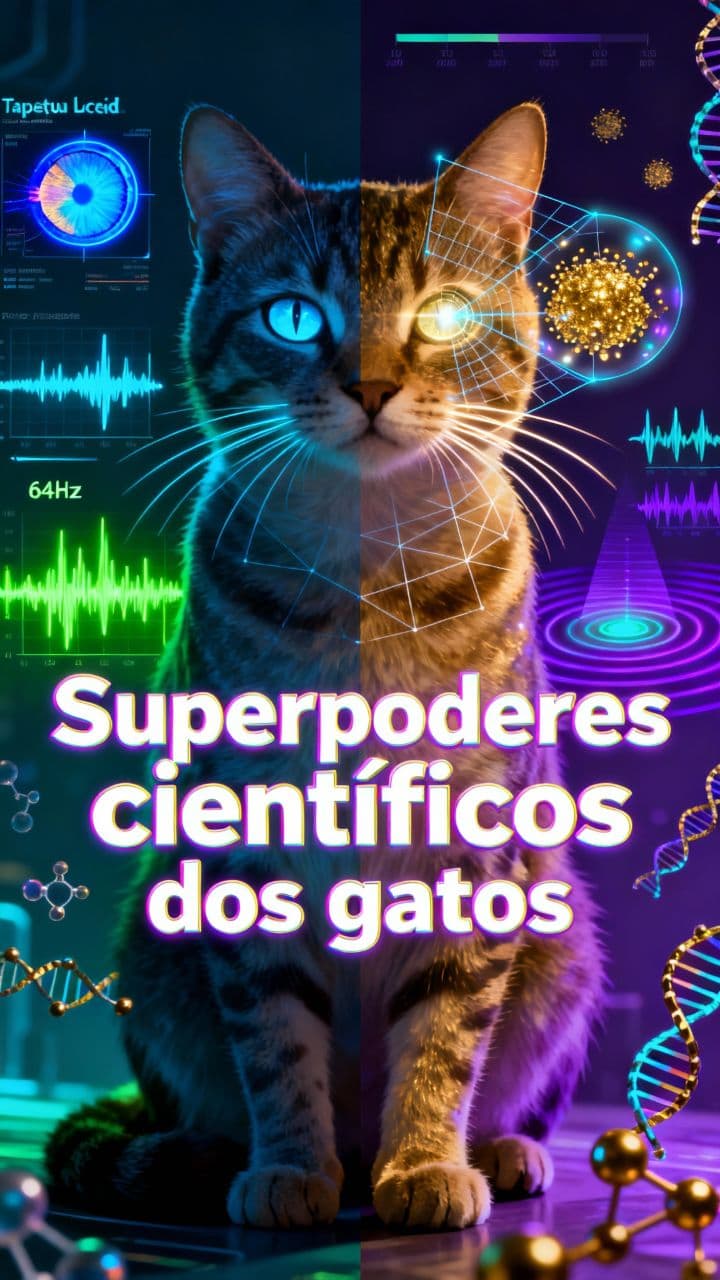 Superpoderes científicos dos gatos