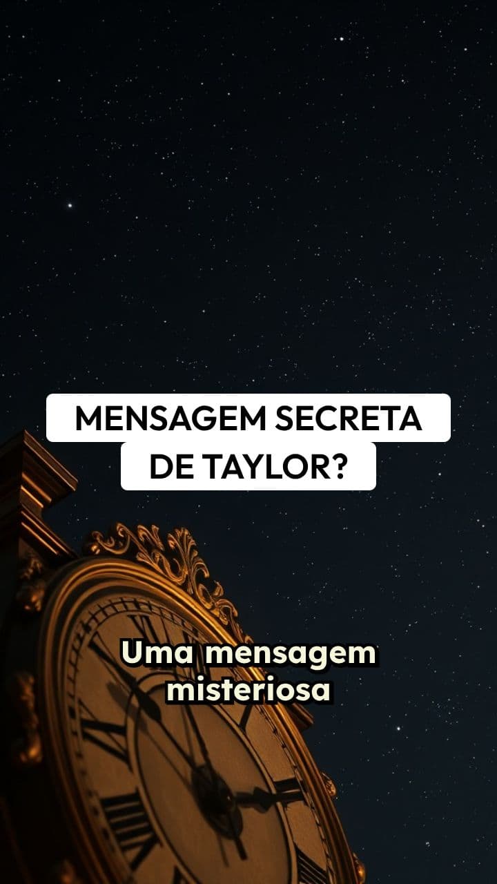 A Mensagem Oculta de Taylor Swift