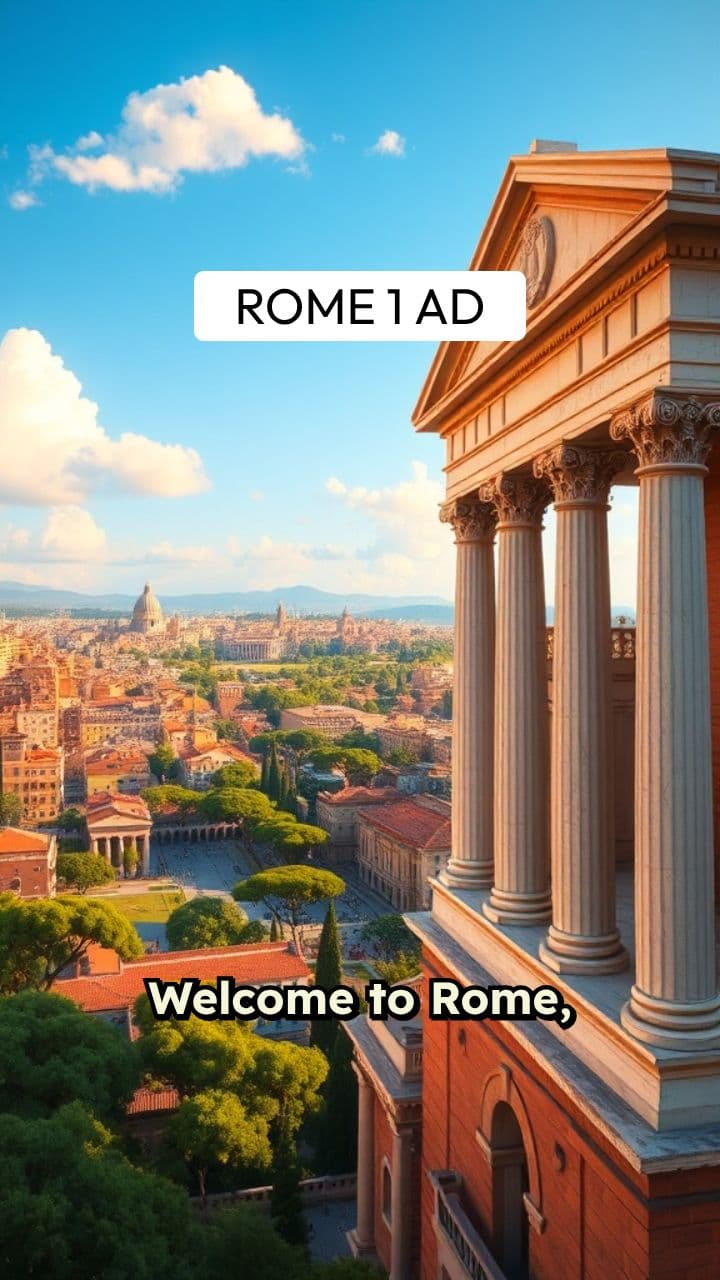 Rome in 1 AD: A Glimpse into the Empire's Golden Age
