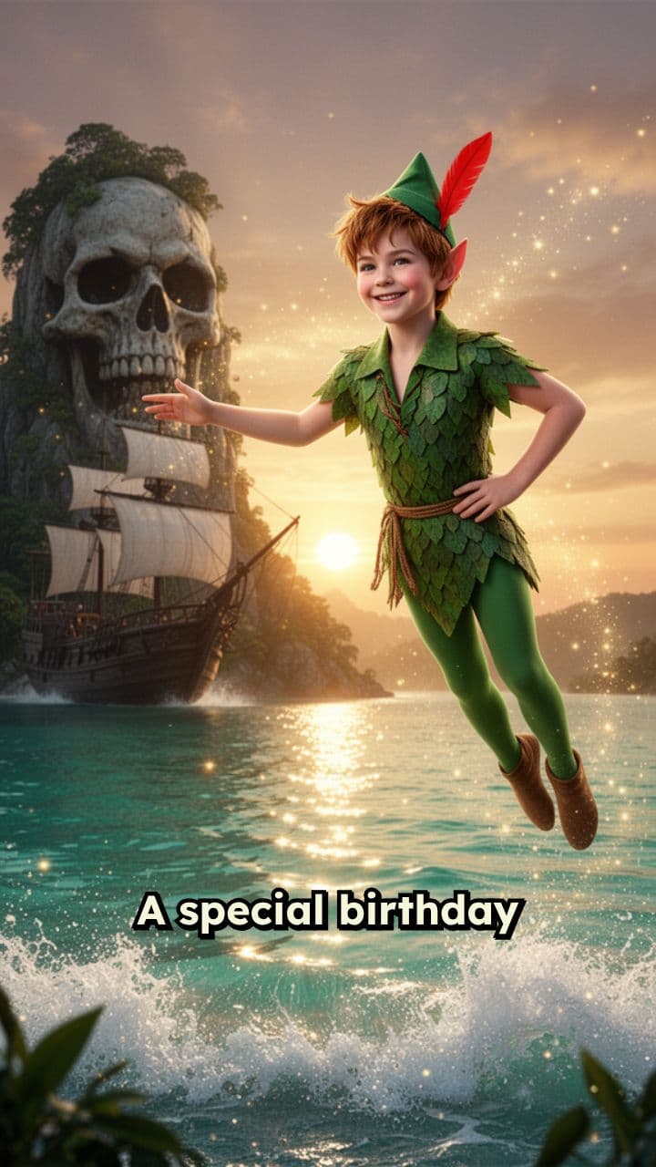 Peter Pan's Birthday Wish for Lou