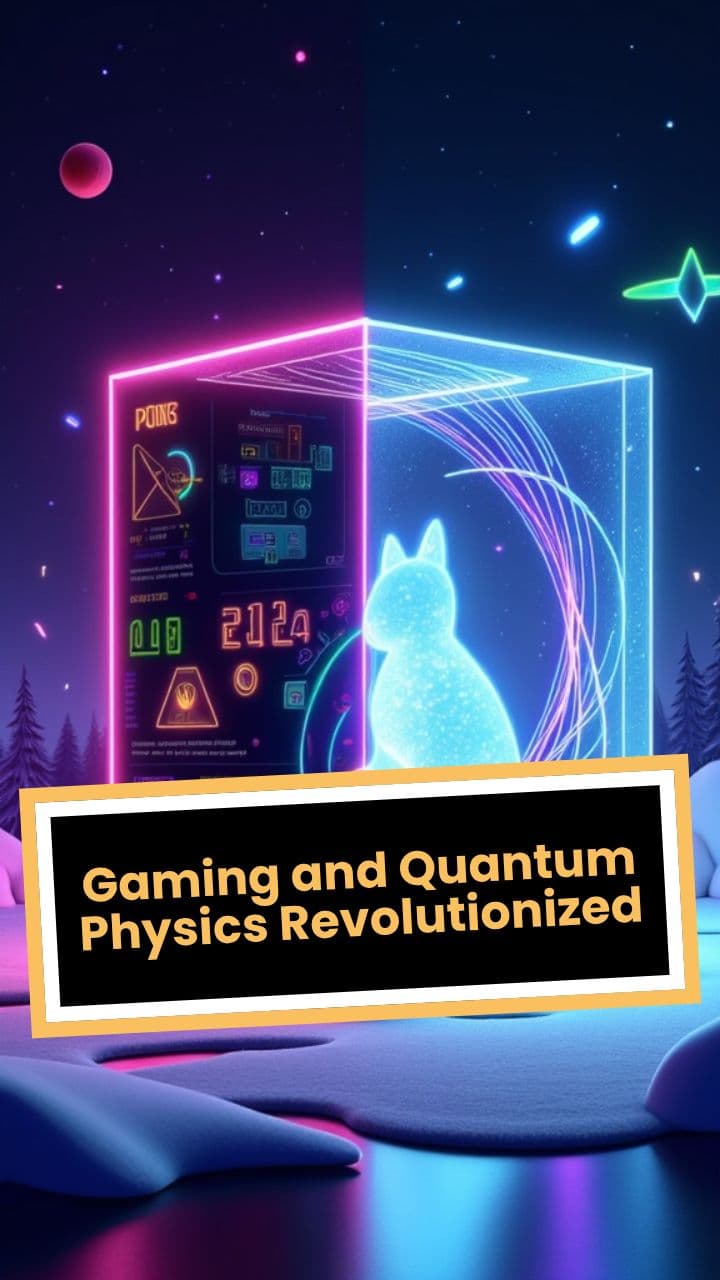 Gaming and Quantum Physics Revolutionized