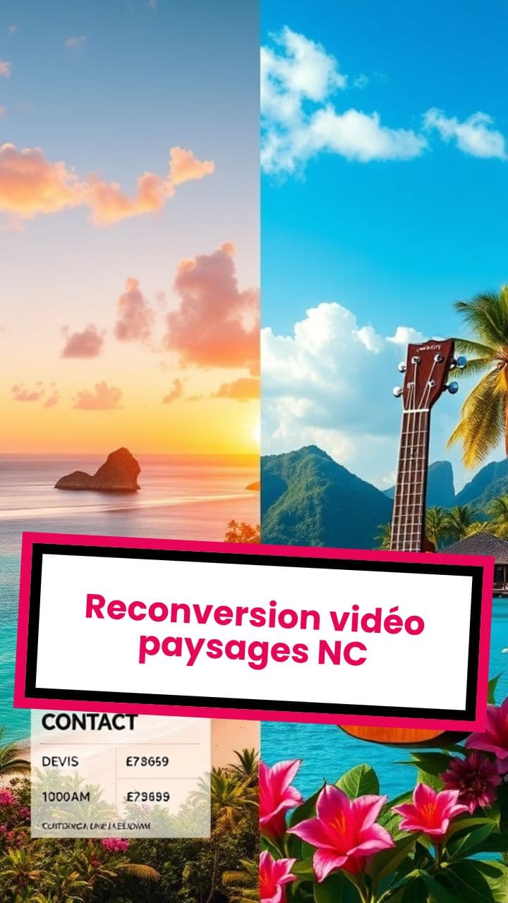 Reconversion vidéo paysages NC