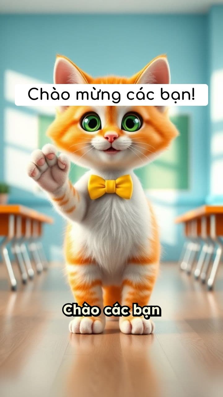Lời chào của Mèo Con