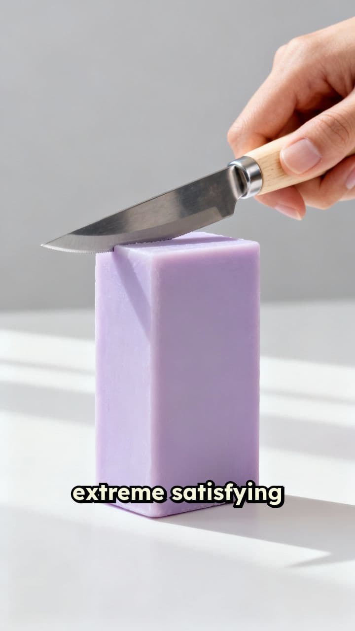 Satisfying Pastel Soap Cutting ASMR