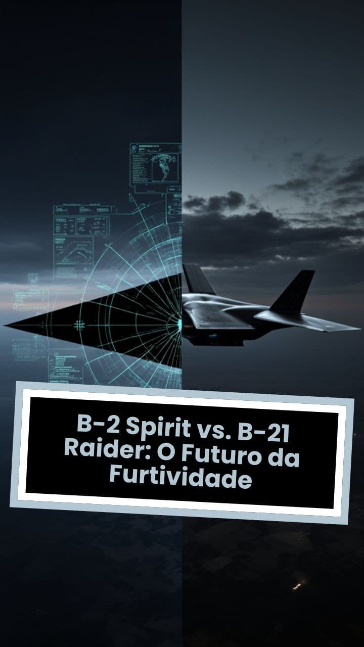 B-2 Spirit vs. B-21 Raider: O Futuro da Furtividade