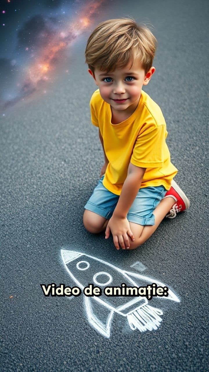 Racheta imaginară a copilului