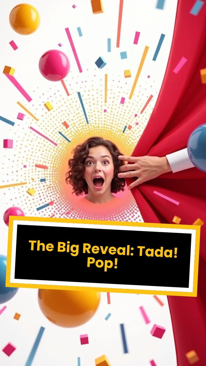 The Big Reveal: Tada! Pop!