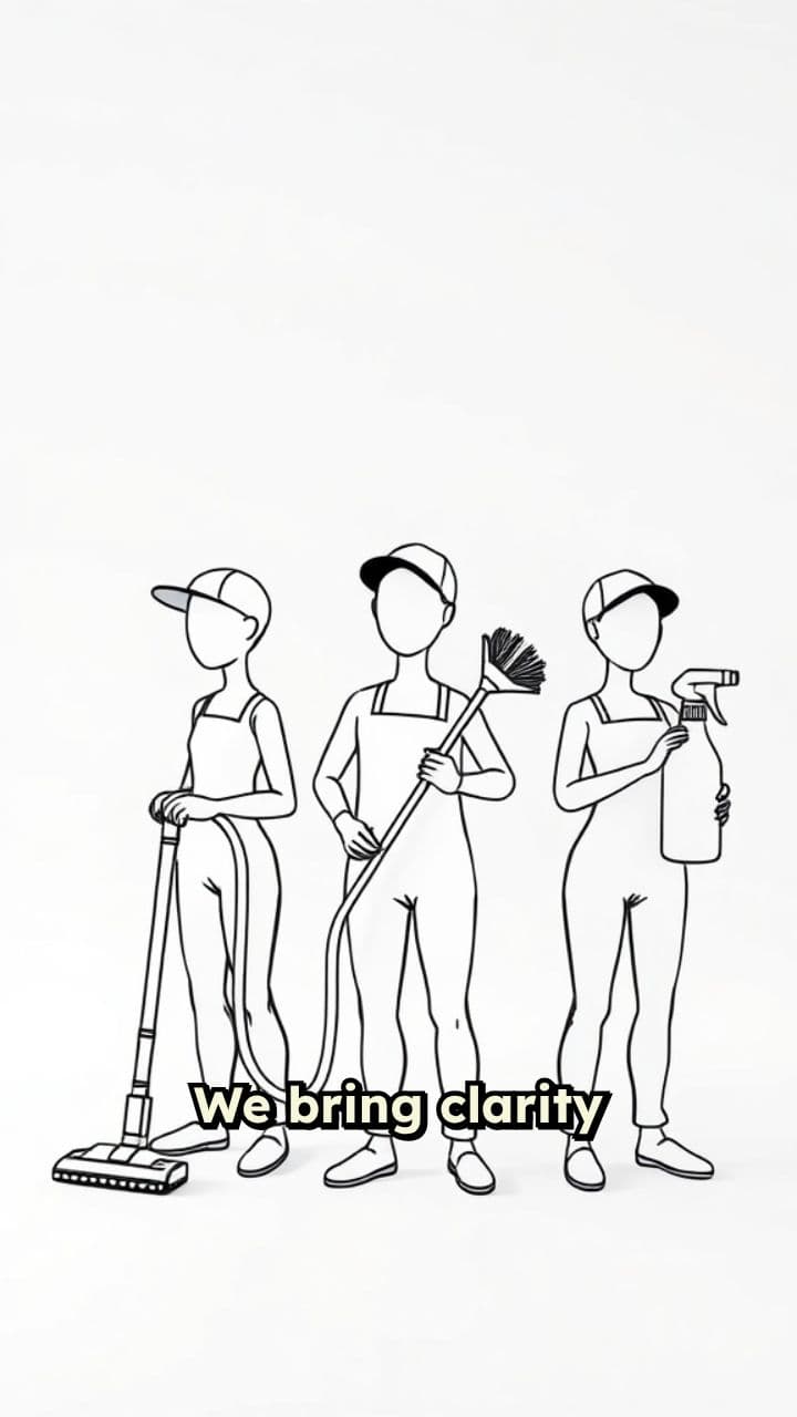 Monochrome Cleaning UI