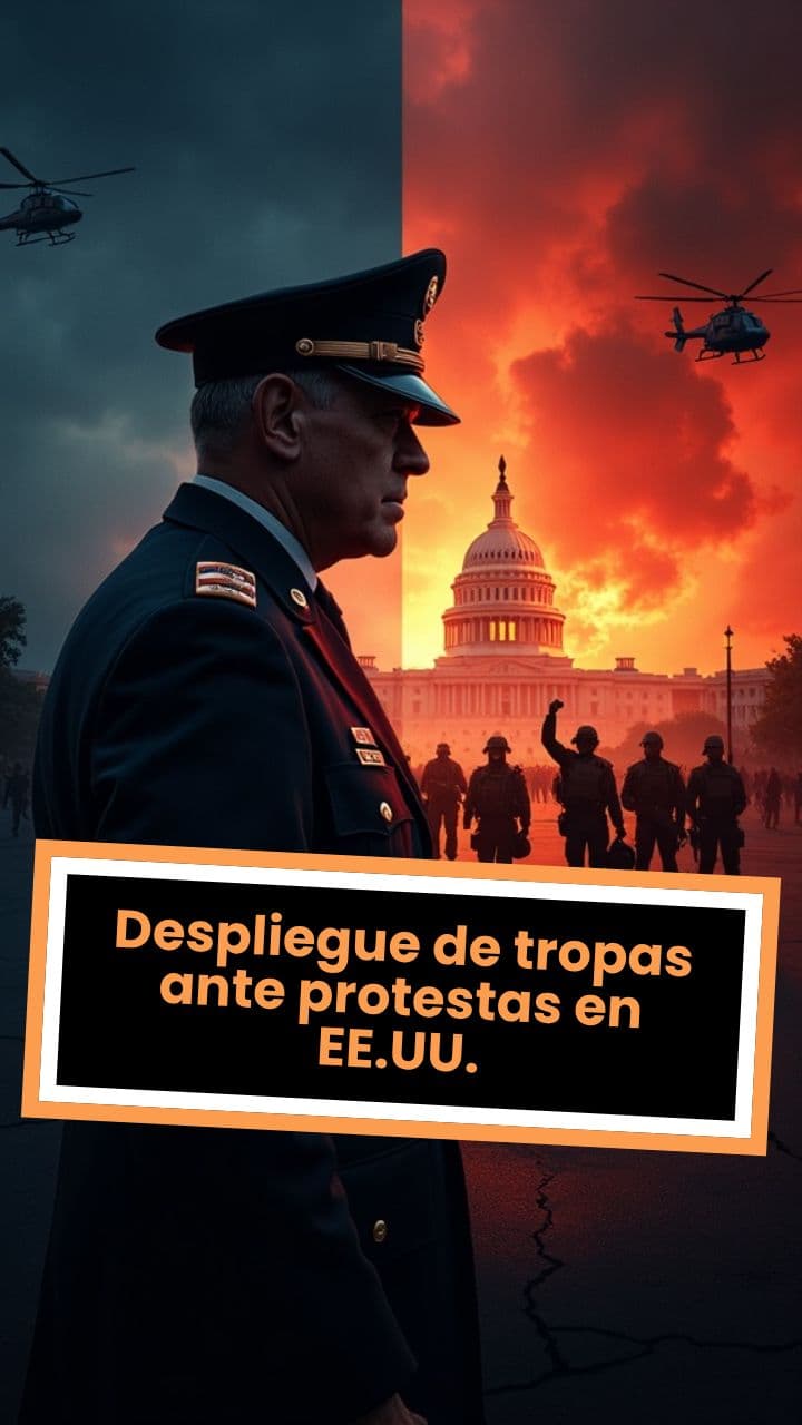 Despliegue de tropas ante protestas en EE.UU.