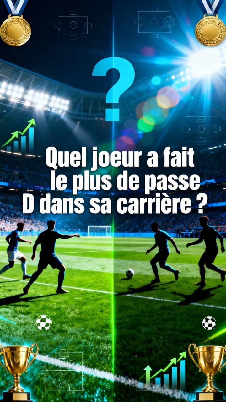 Quel joueur a fait le plus de passe D dans sa carrière ?