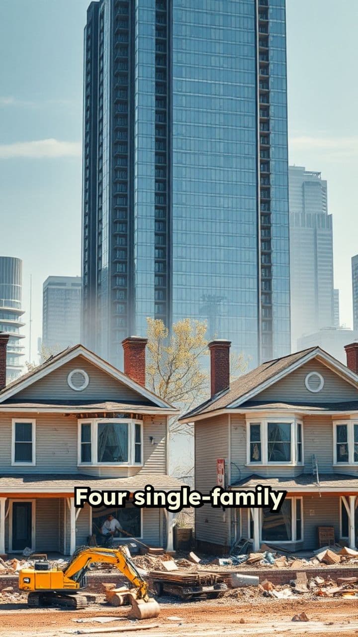 Skyscraper Replaces Homes Near Finch Station