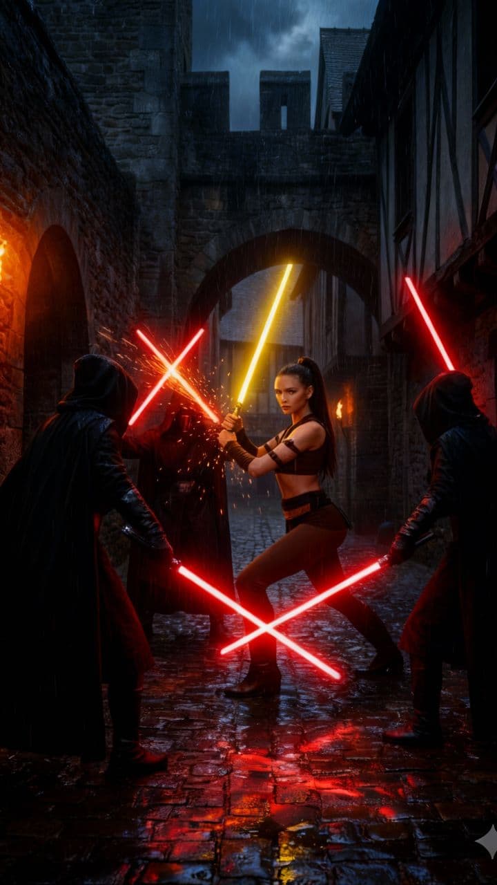 Duel in the Rainy Alley