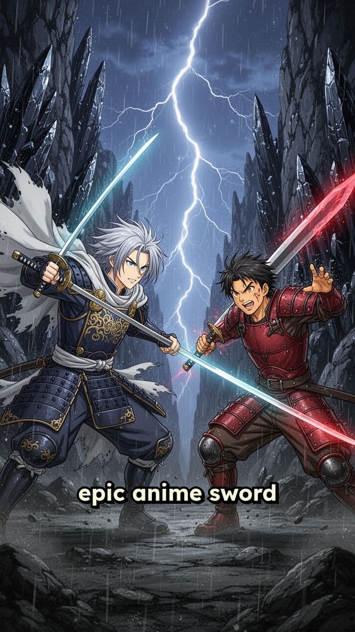 Rain-Soaked Sword Clash