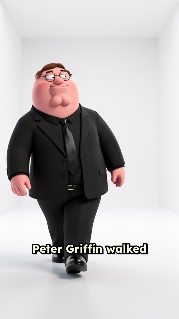 Peter Griffin in Stark Contrast