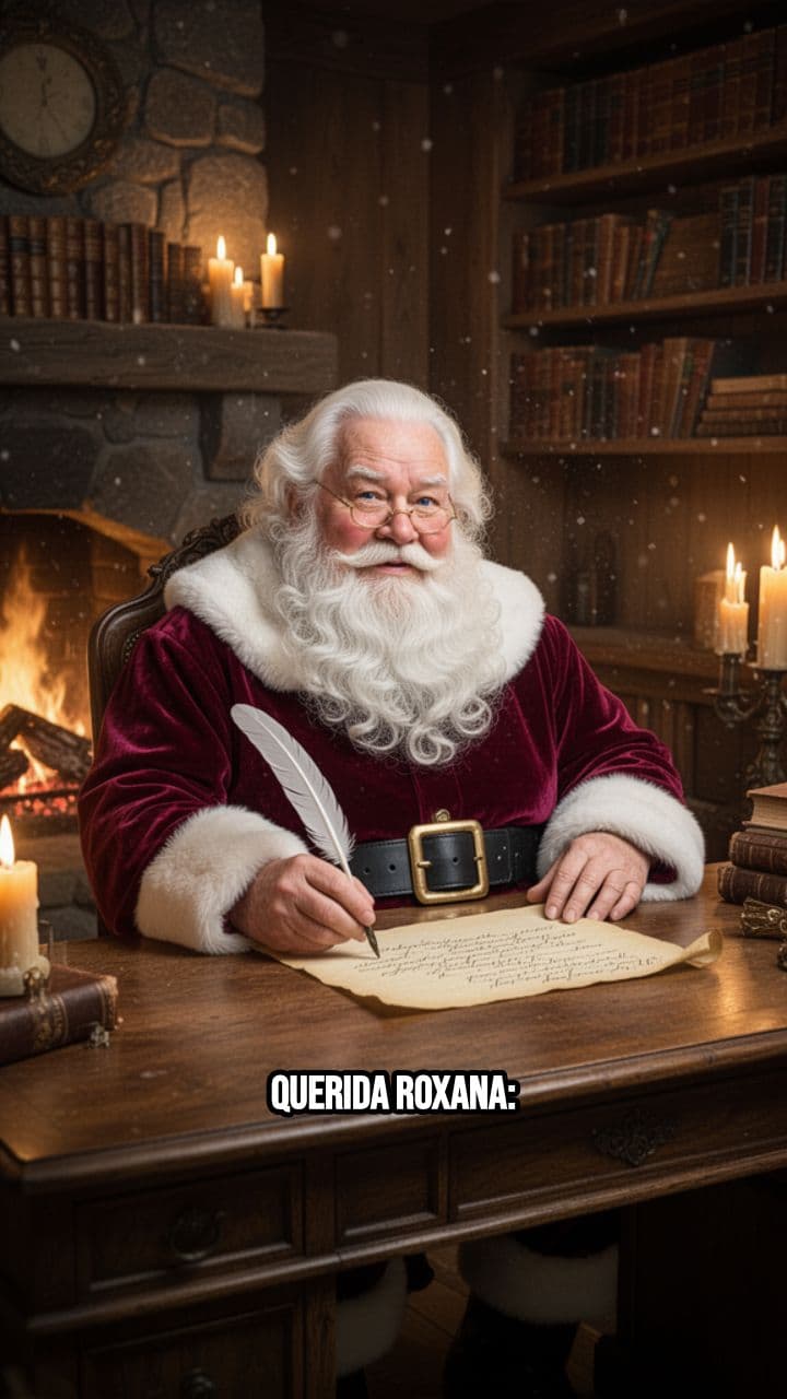 Feliz Navidad y cumpleaños, Roxana