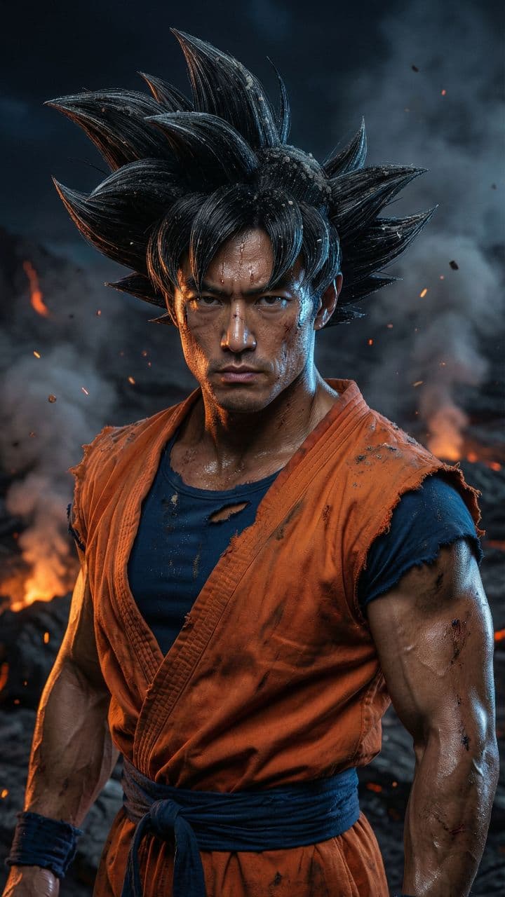 Son Gokus Ultra-Instinkt-Verwandlung