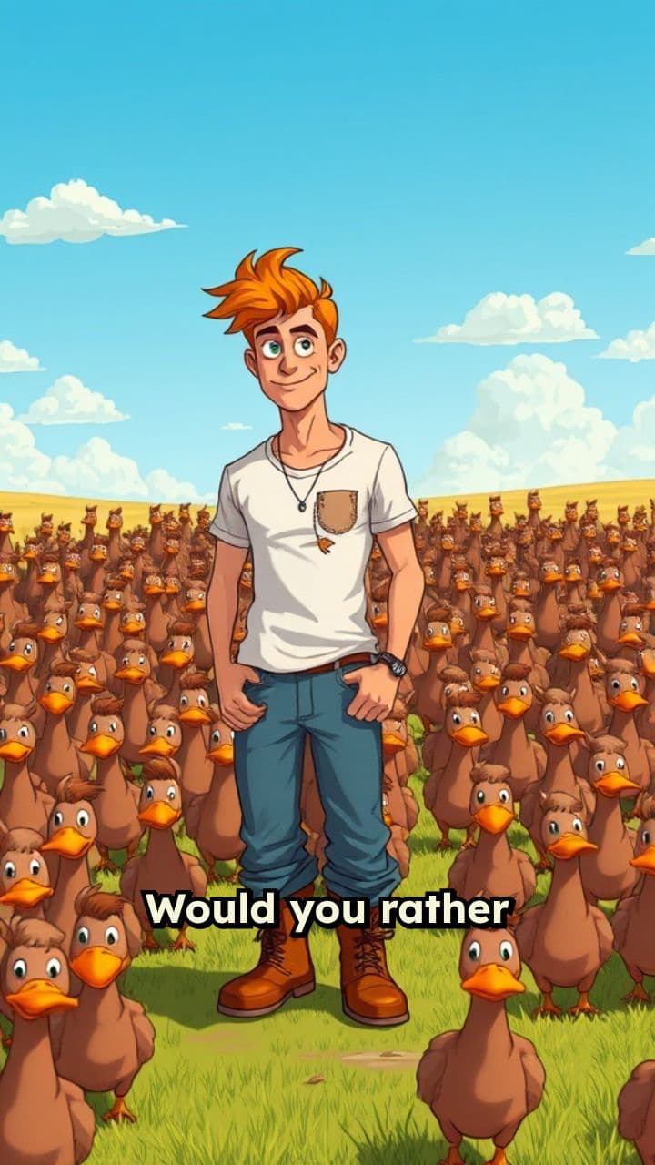 100 Duck-Sized Horses or One Duck?