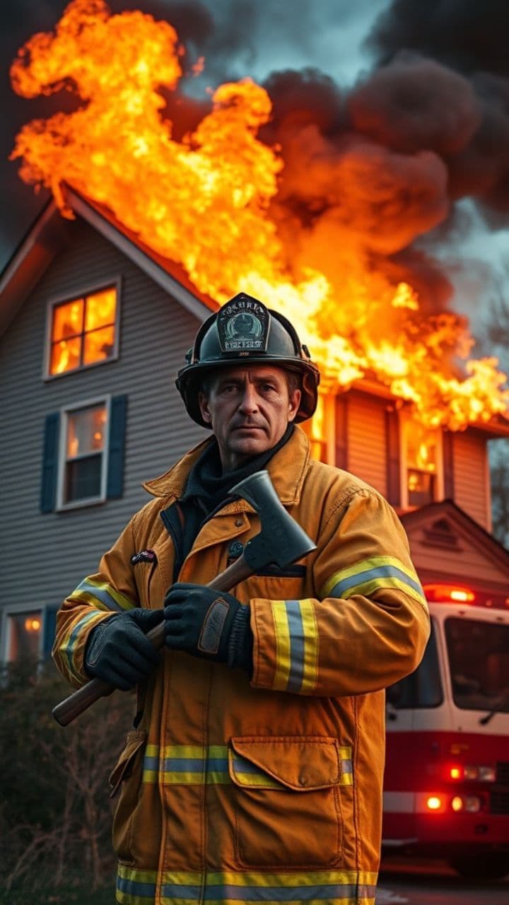 Firefighter Saves Dog