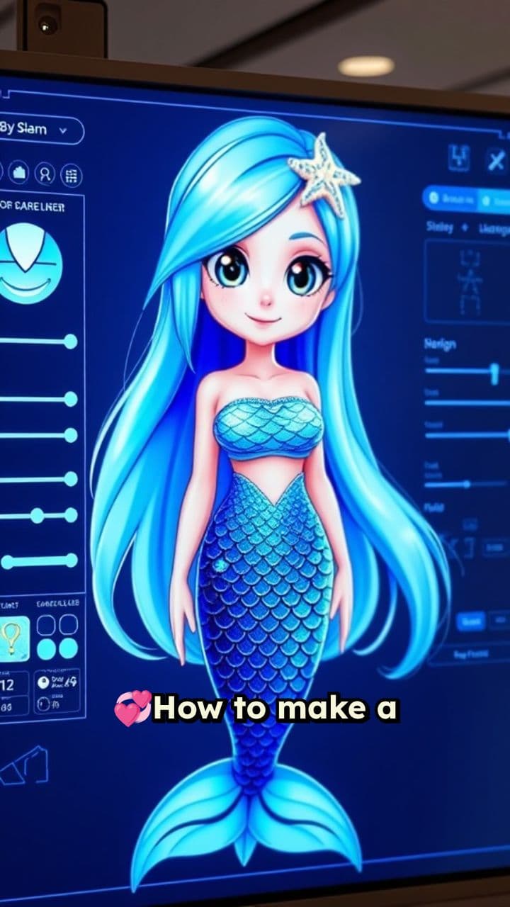 Create a Mermaid in Gacha Club
