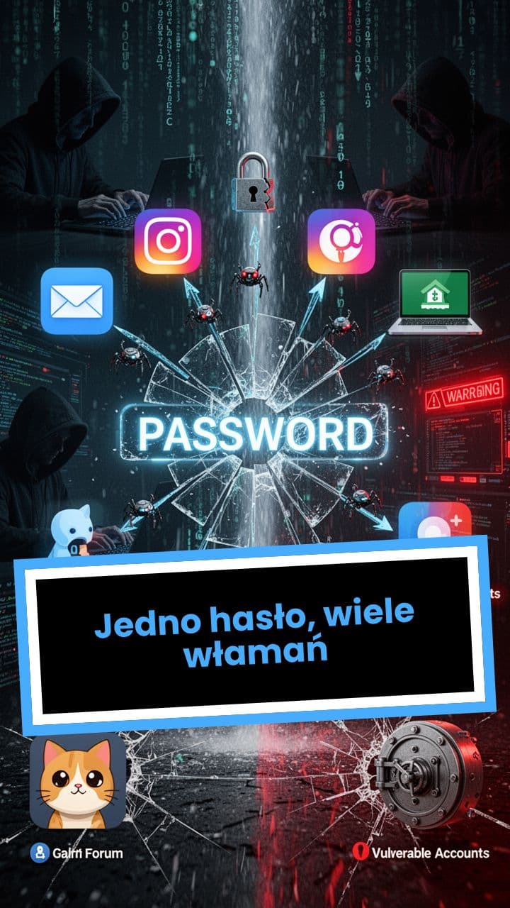 Jedno hasło, wiele włamań