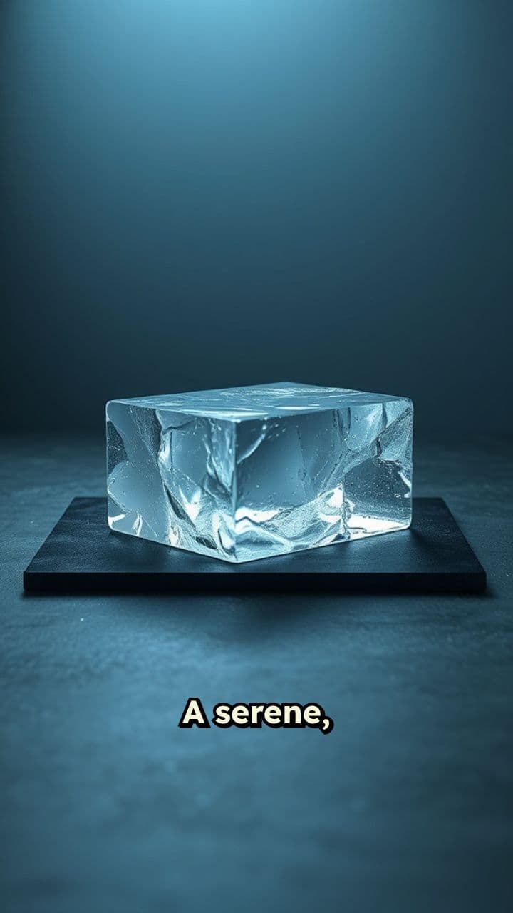 Chiseled Serenity: The Art of Ice Cutting