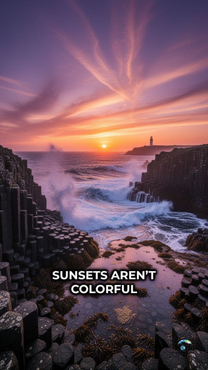 The Physics Behind Colorful Sunsets