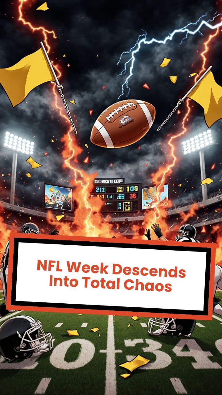 NFL Week Descends Into Total Chaos