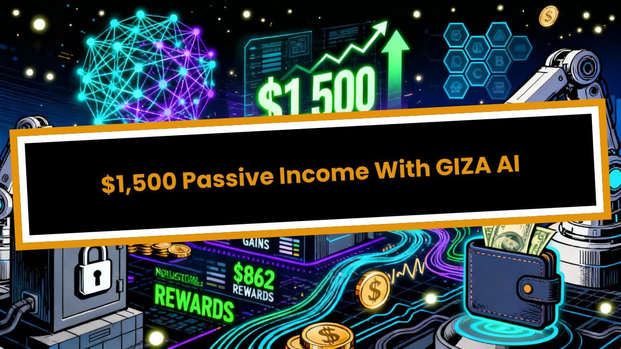 $1,500 Passive Income With GIZA AI
