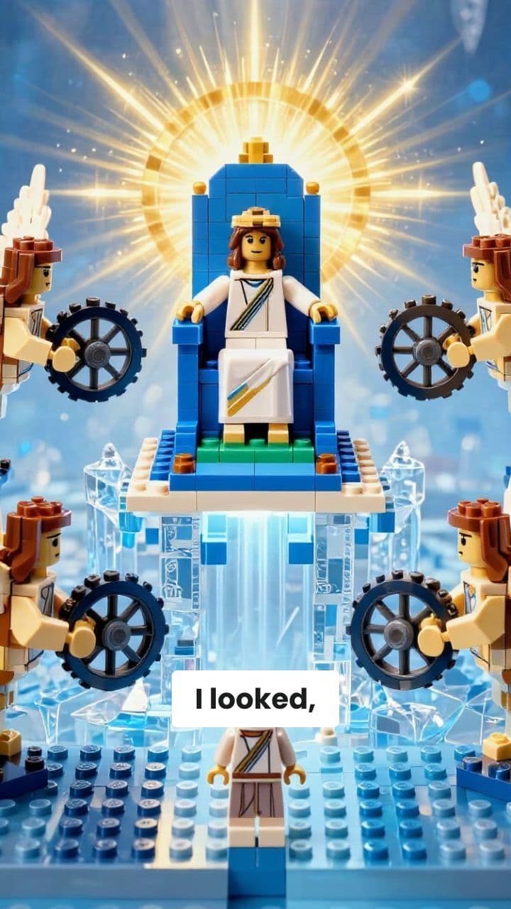 EZEKIEL 1:4-28 - The Wheels of Fire & Four Living Creatures