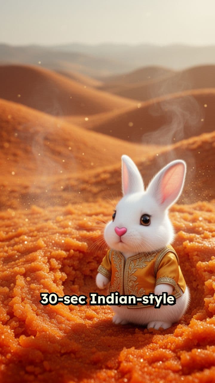 Rabbit Vlogs in Gajar Ka Halwa World