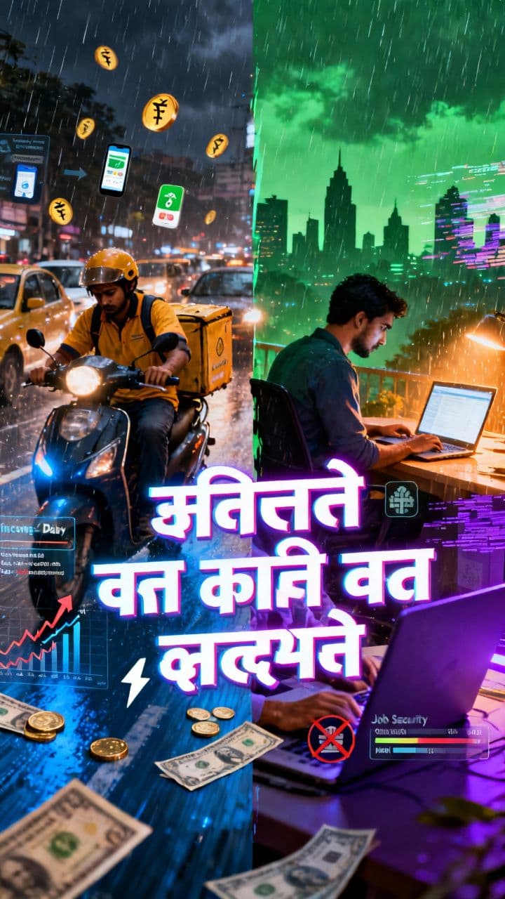 गिग वर्कर्स का सबसे बड़ा स्ट्रेस