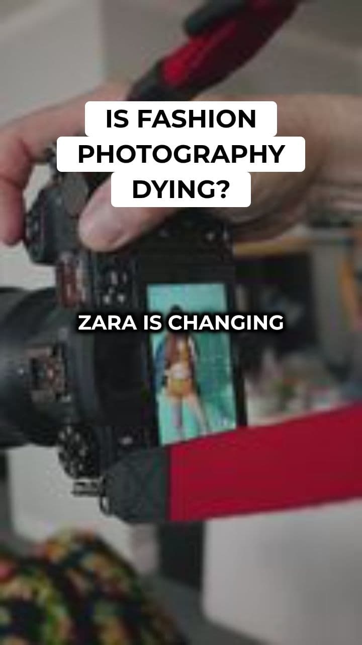 Zara's AI Revolution in Fashion Photography
