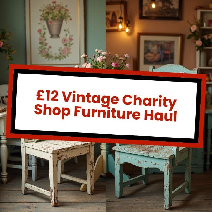 £12 Vintage Charity Shop Furniture Haul