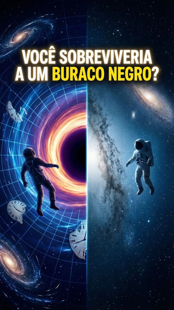Você Sobreviveria a um Buraco Negro?