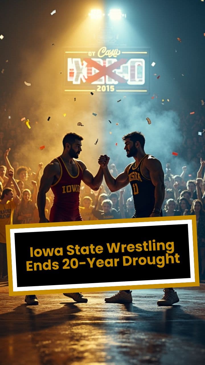 Iowa State Wrestling Ends 20-Year Drought