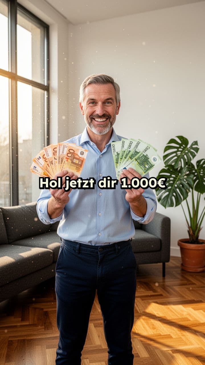 Bis zu 1.000€ von der Krankenkasse sichern
