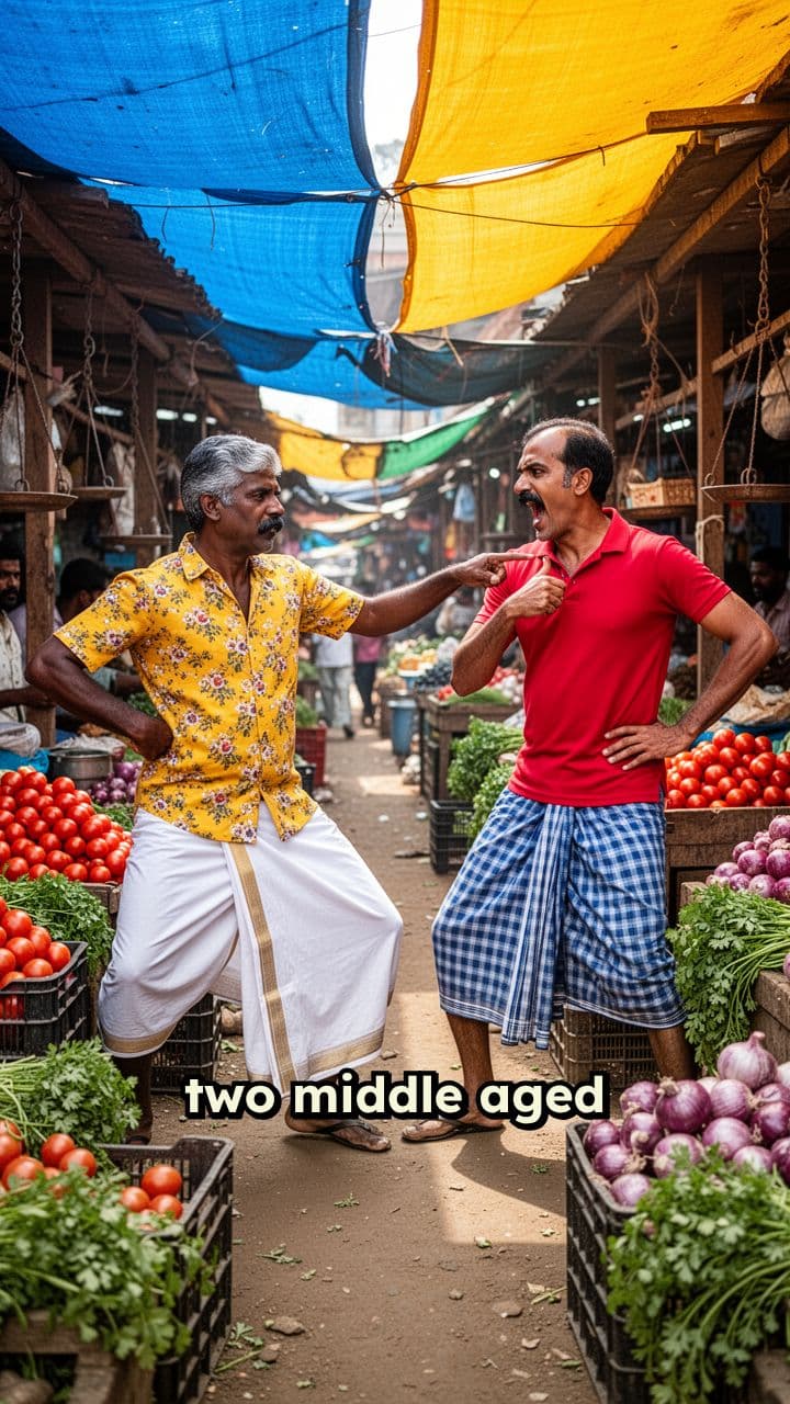 Kuthu Dance Rivalry in Vegetable Market