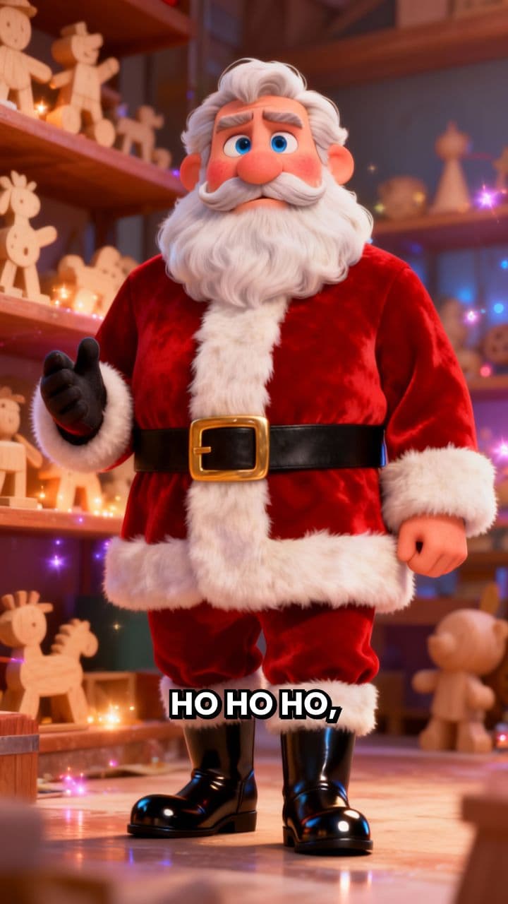 Santa's Stern but Loving Warning