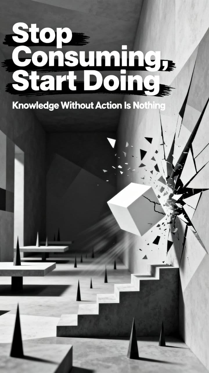 Stop Consuming, Start Doing