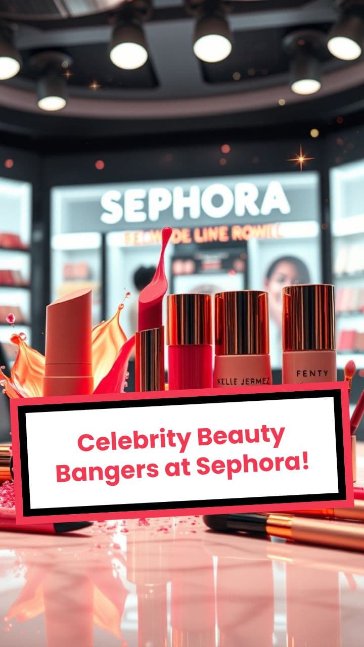 Celebrity Beauty Bangers at Sephora!