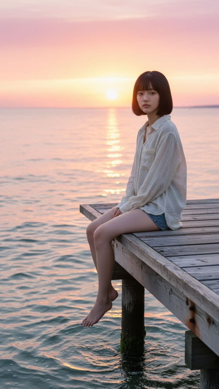 Lofi Sea Sunset One Shot