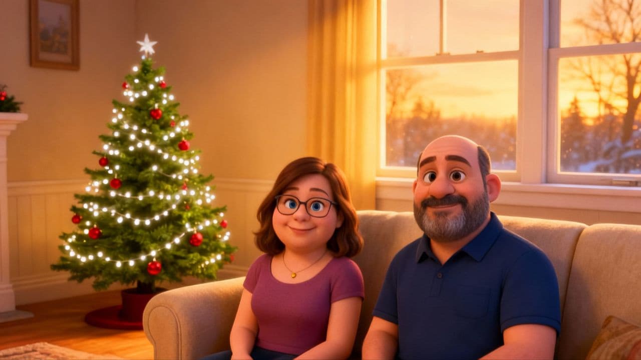 #7987-A Serene Winter Encounter