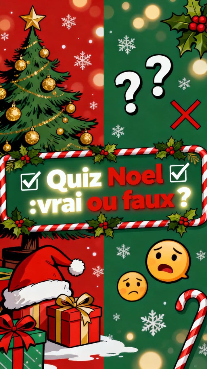 Quiz Noel : vrai ou faux ?