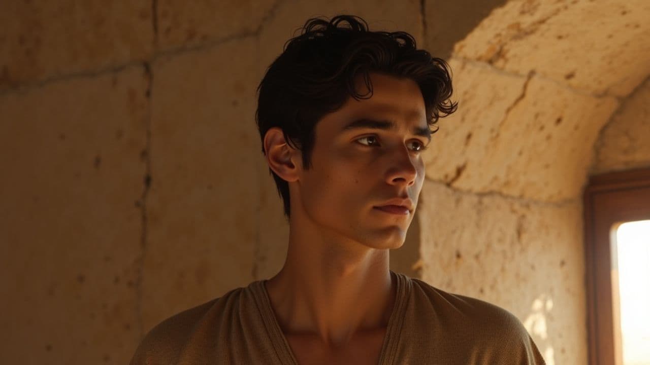 Young Apostle John at Work