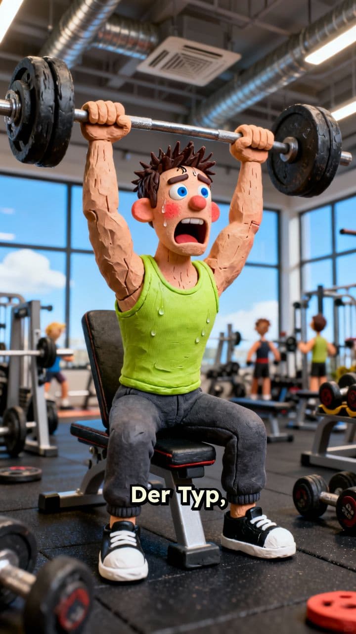 Das Drama im Fitnessstudio