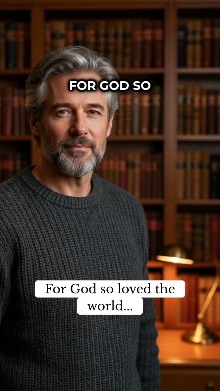 For God so loved the world...